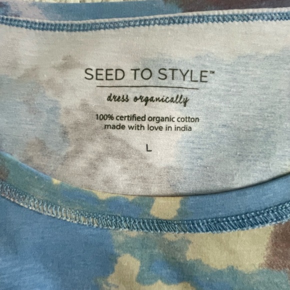 Seed to Style brand organic cotton long sleeve tee - Picture 3 of 7